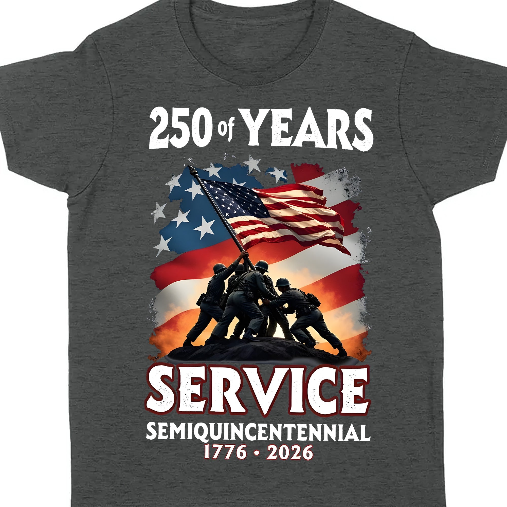 250 Years Of Service Semiquincentennial Shirt | Happy 250th Birthday USA | Patriotic 4th Of July Tee | America 250th Anniversary 682491