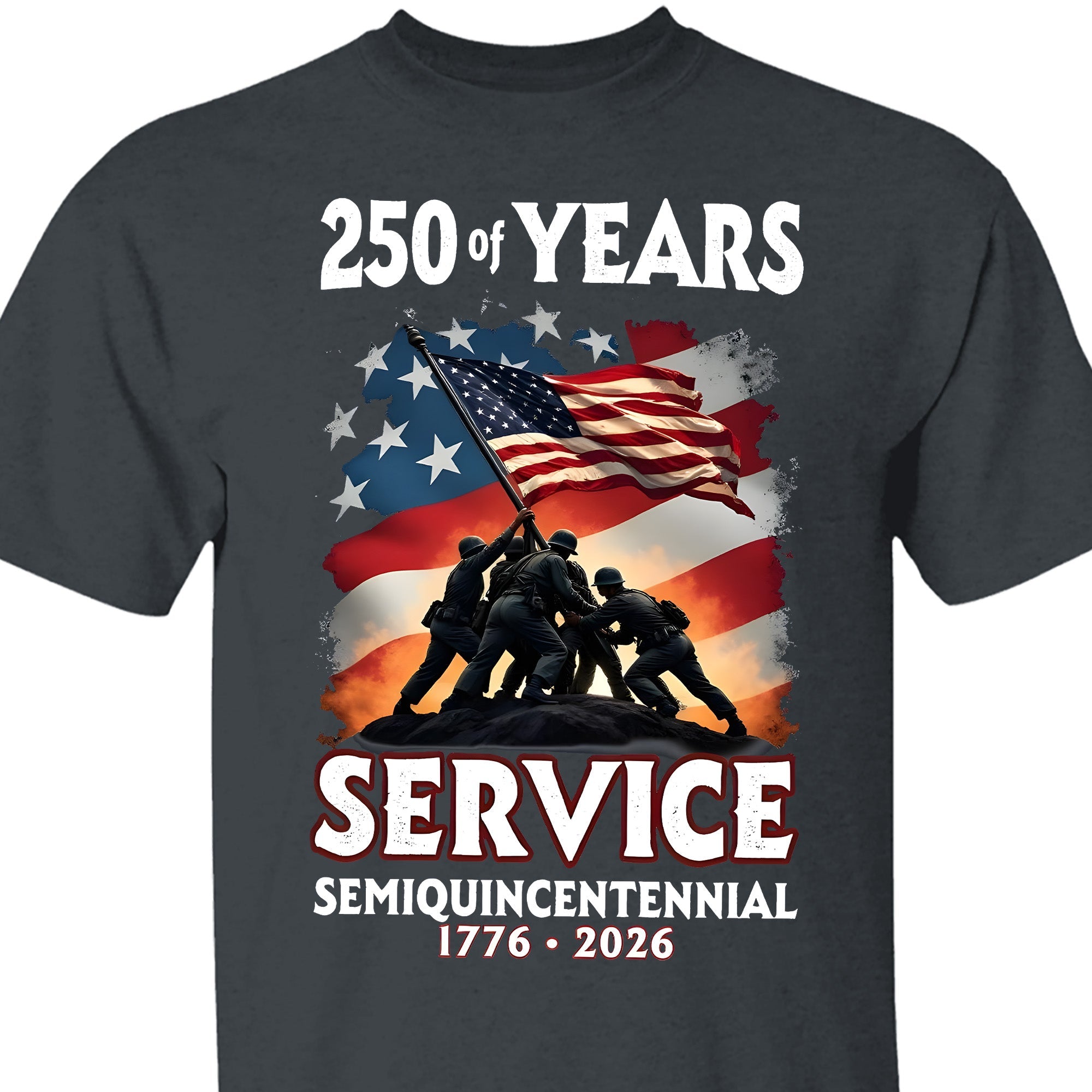 250 Years Of Service Semiquincentennial Shirt | Happy 250th Birthday USA | Patriotic 4th Of July Tee | America 250th Anniversary 682491